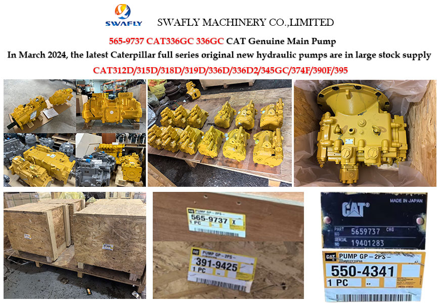 SWAFLY Excavator Part 550-4341 Hydraulic Main Pump 5504341